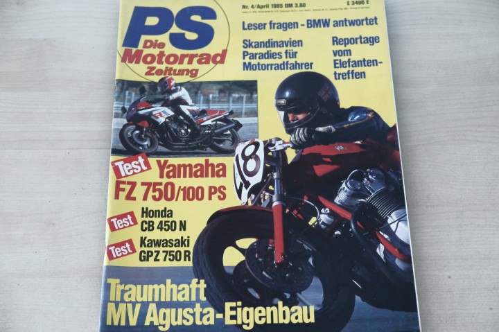 Deckblatt PS Sport Motorrad (04/1985)